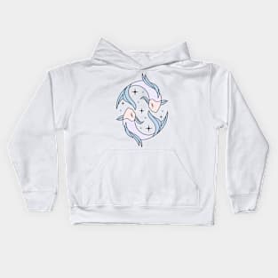 Yin Yang Koi Fish Kids Hoodie